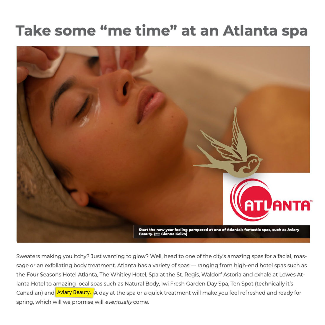 Atlanta: Take Some “Me Time” at an Atlanta Spa